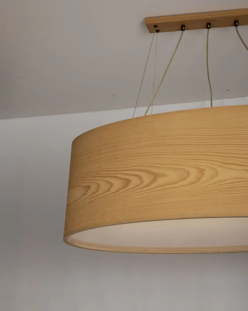 AURINKO Doğal Çam Kaplama El Yapımı Sarkıt Lamba